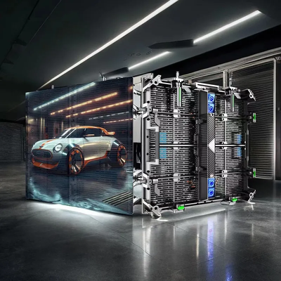 500x1000mm Panel Size Outdoor Transparent LED Display Incorporating SMD1921 LED Type Suitable for Retail Window Displays