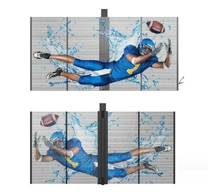 Buy Contrast Ratio 5000 1 Indoor Transparent LED Screen Customize Screen Type 100000 Hours Lifespan Ideal for Retail Displays and Corporate Events online manufacture