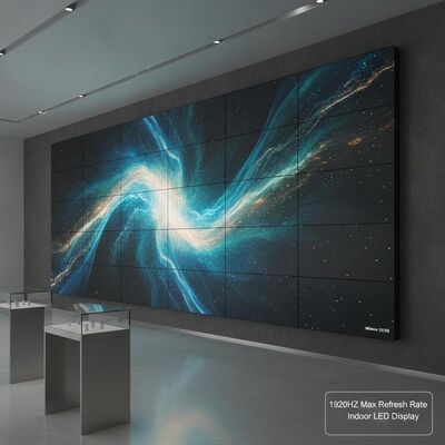 Buy 1920HZ Max Refresh Rate Indoor LED Display Panel Cabinet Size 600mm X 3375mm Designed for Seamless Image in Retail Stores and Event Venues online manufacture
