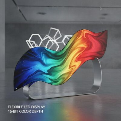 Buy Flexible LED Display Screen Offering 16 bit Color Depth Ideal for Creative Content Display and Interactive Installations online manufacture