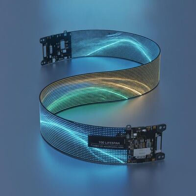 Buy 100 Lifespan Flexible LED Advertising Panel Utilizing SMD1010 Light Drive In One Offering Bright Displays and Flexible Mounting online manufacture