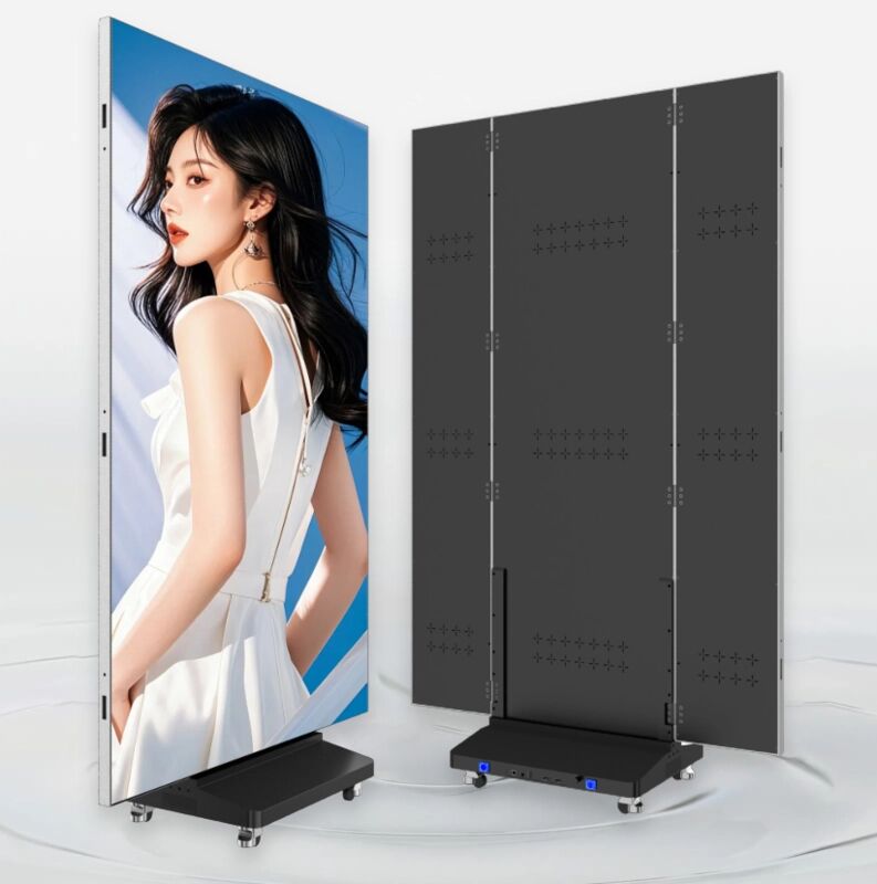 Stand Digital LED Poster Display Providing 1920 X 1080 Pixels ...